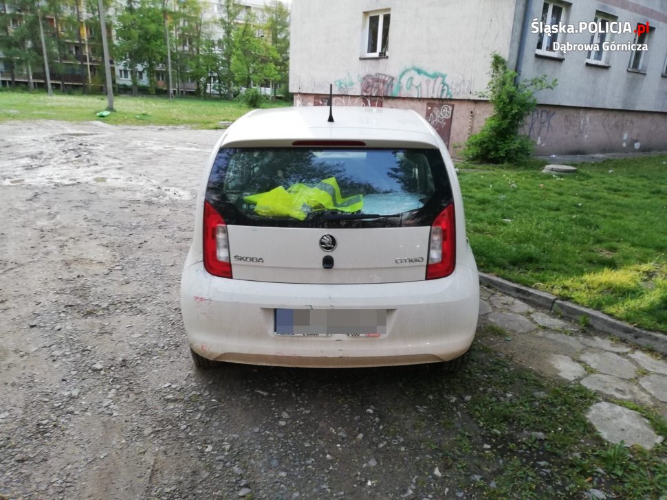 Policja Dąbrowa Górnicza Zatrzymany za kradzież samochodu