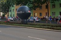 Policjanci zabezpieczają wyścig Tour de Pologne