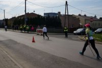 Policjanci zabezpieczają XII Dąbrowski Półmaraton